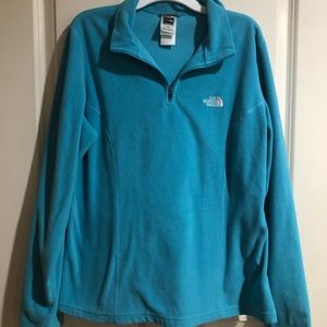Women’s large North Face pullover -  Teal